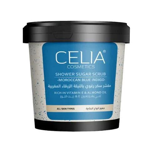 مقشر السكر الرغوي بالنيلة الزرقاء Shower Sugar Scrub Moroccan Nile Indigo