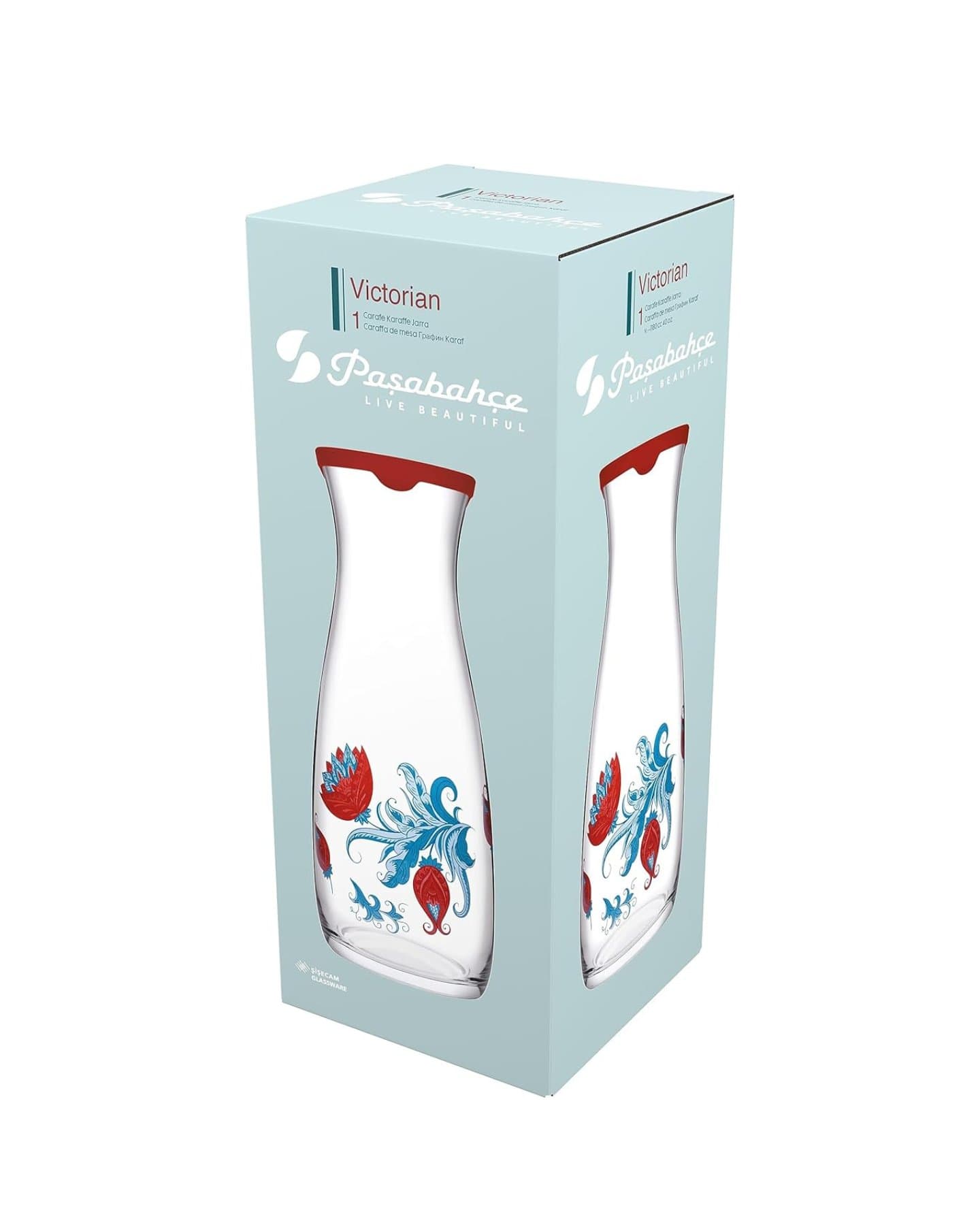 قارورة  زجاجية بغطاء ماركة باشابهجة Pasabahce Glass Bottle — 3