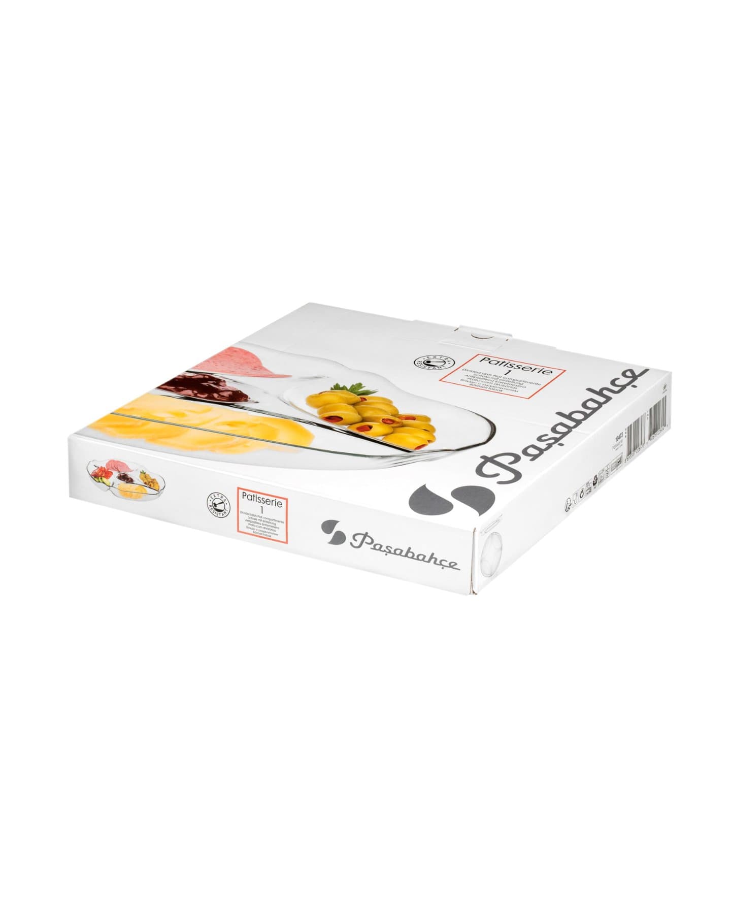 مقدمة فطور صباحي زجاجية من ماركة باشابهجة Pasabahce Glass Breakfast Tray — 3