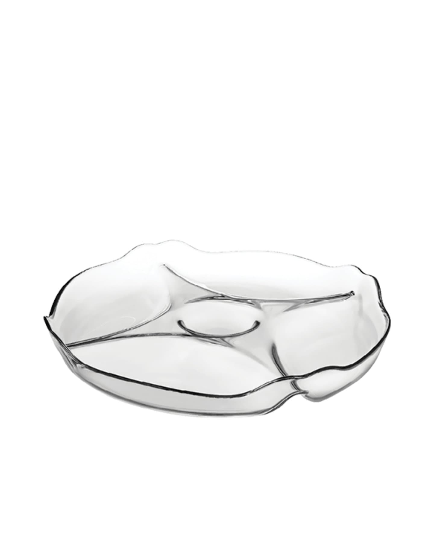 مقدمة فطور صباحي زجاجية من ماركة باشابهجة Pasabahce Glass Breakfast Tray — 2