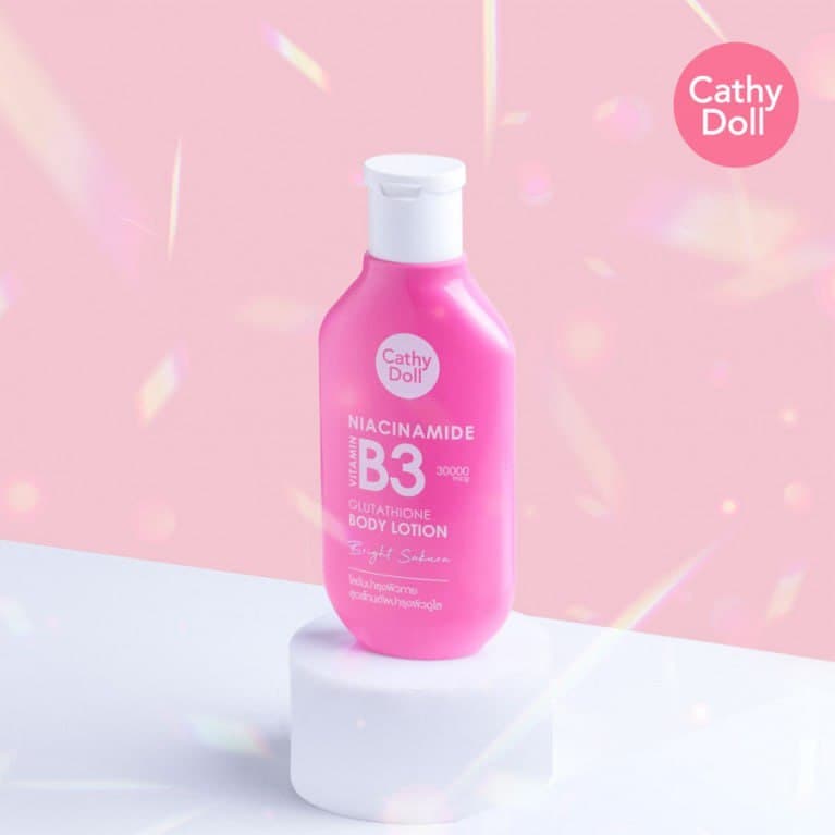 CATHY DOLL NIACINAMIDE VITAMIN B3 GLUTATHIONE BODY LOTION 150ML BRIGHT SAKURA كاثي دول لوشن مرطب للجسم