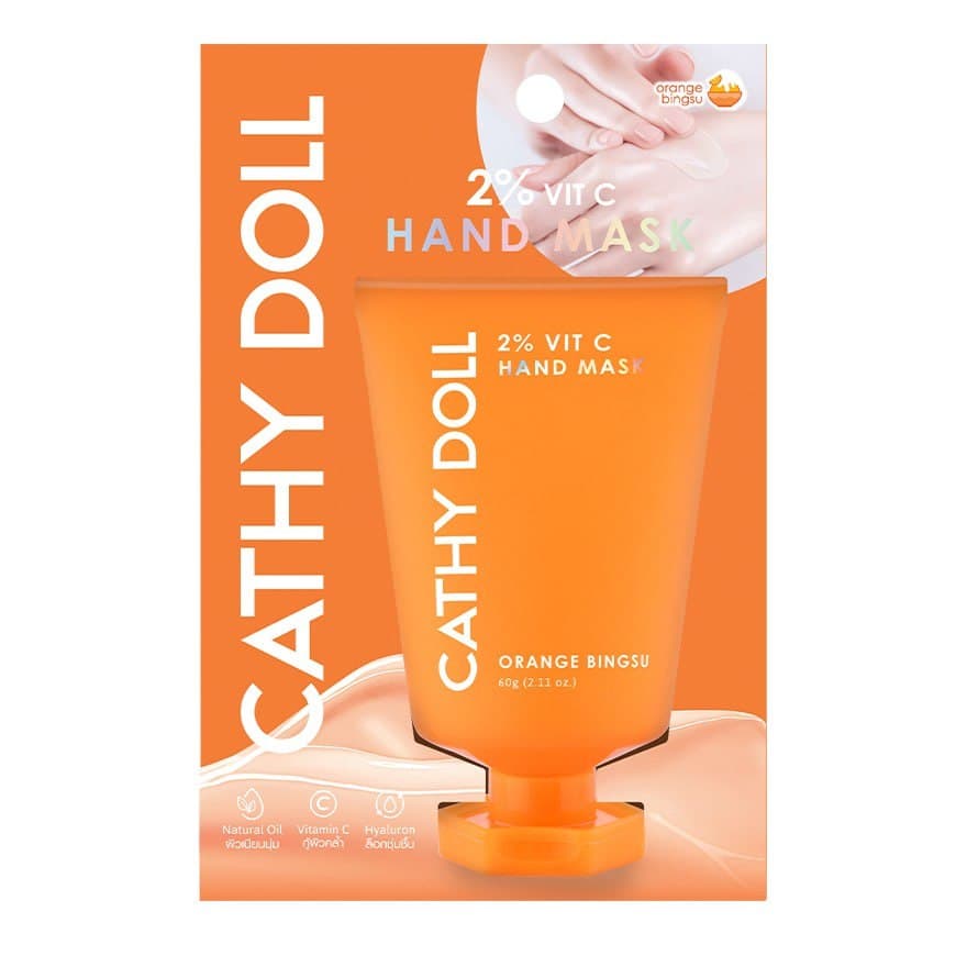 Cathy Doll 2% VIT C Hand Mask Orange Bingus ماسك لليد