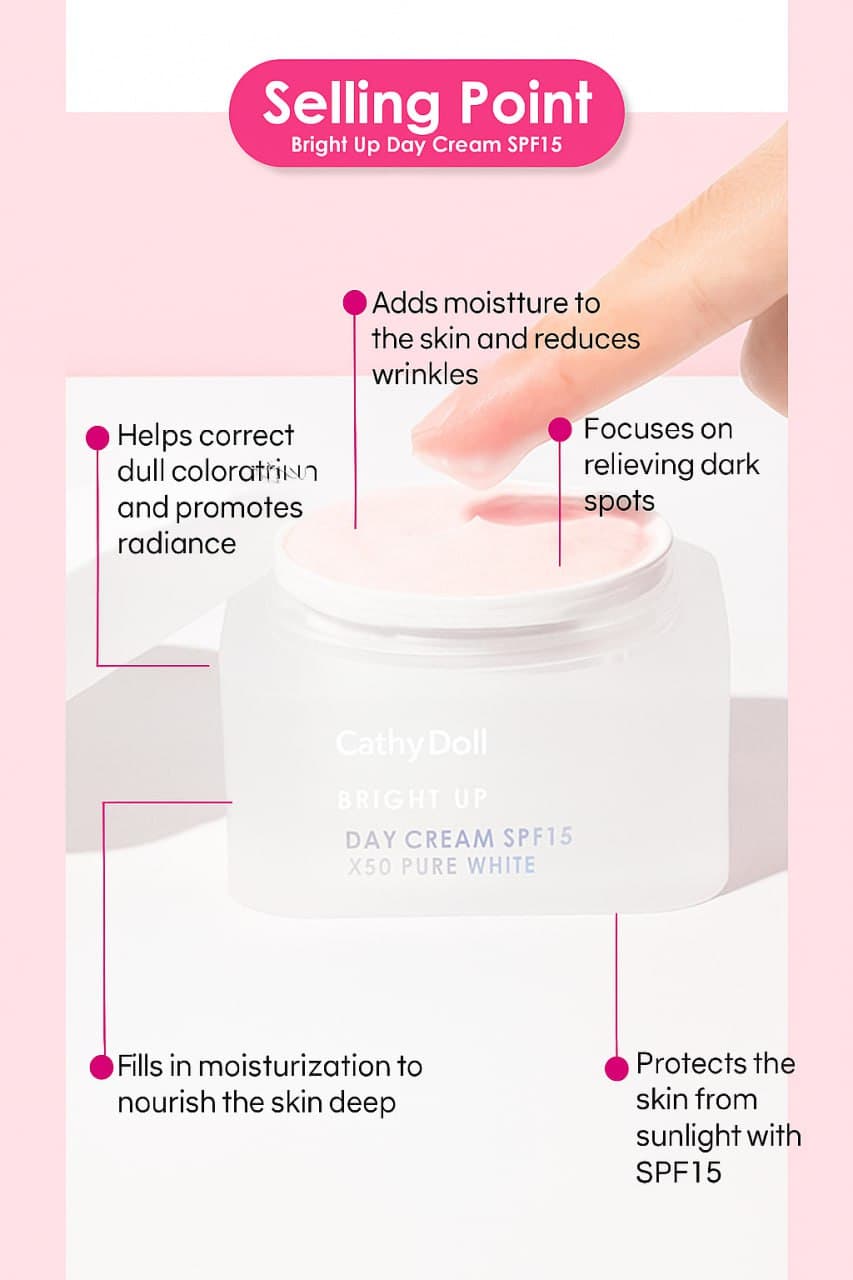 Bright Up Day Cream SPF15 Cathy Doll كريم نهاري كاثي دول — 2