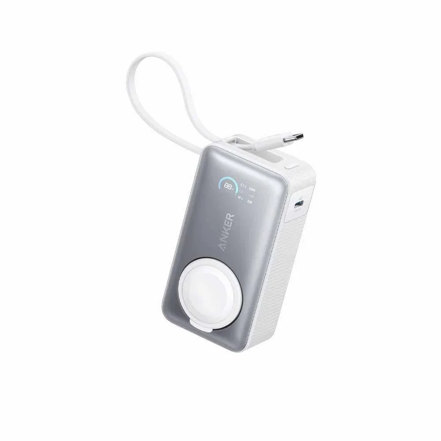 شاحن طوارئ أنكر MagGo Power Bank 10K mAh 35W أبيض 5962