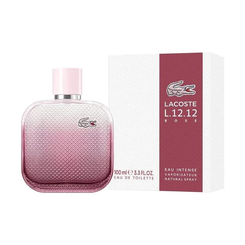 عطر لاكوست إل.12.12 روز إنتنس أو دي تواليت 100 مل - 3386460149266