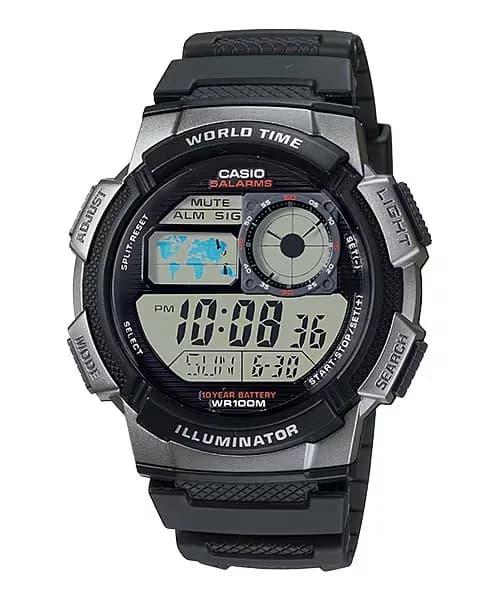 ساعة يد رجالية رقمية من كاسيو AE-1000W-1BVDF