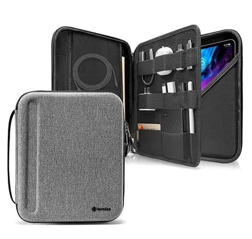 حافظة Tomtoc FancyCase-B06 لجهاز iPad Pro 12.9 إنش رمادي 1179 — 2