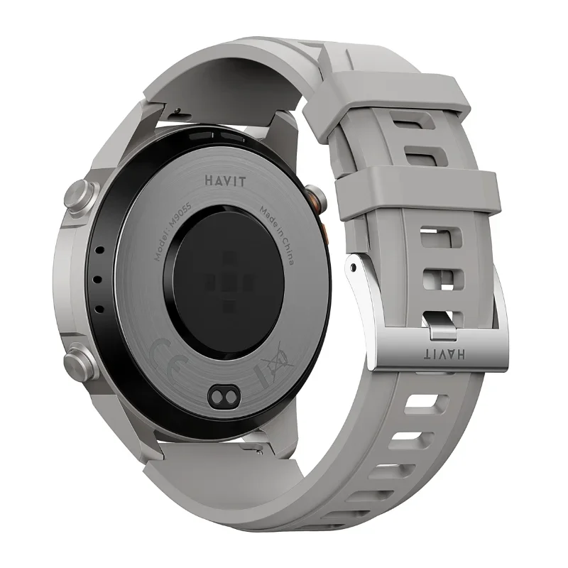 ساعة ذكية Havit M9059 بشاشة AMOLED فضية - M9059-Silver — 2