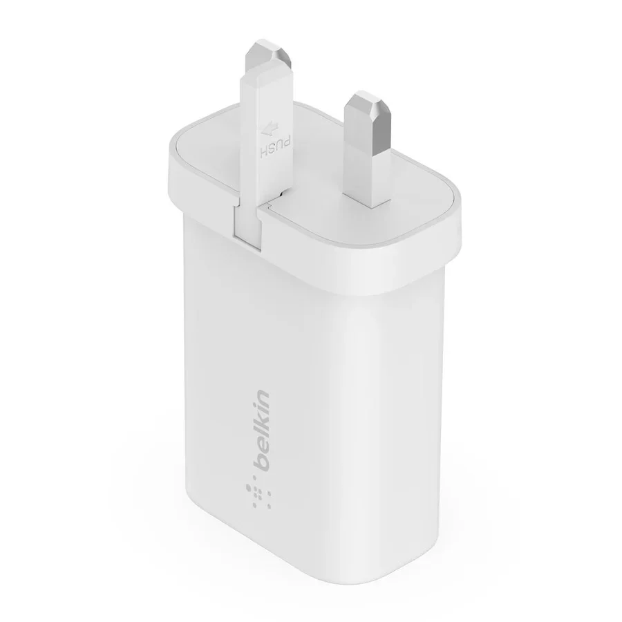 راس شحن بلكين بوست تشارج USB-C بقوة ٢٥ واط - WCA004myWH — 2