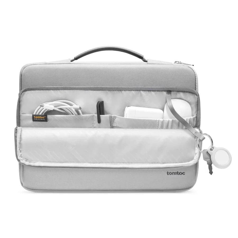 حقيبة لابتوب Tomtoc Defender-A14 رمادية مقاومة للماء 1751 — 3