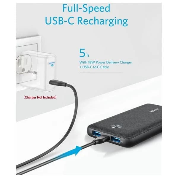 شاحن محمول أنكر باوركور بسعة 20100mAh - 4913 — 3