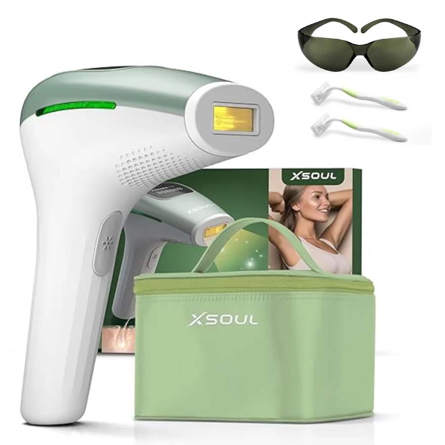 جهاز XSOUL لإزالة الشعر IPL مع 999999 ومضة للاستخدام المنزلي الكامل sn02