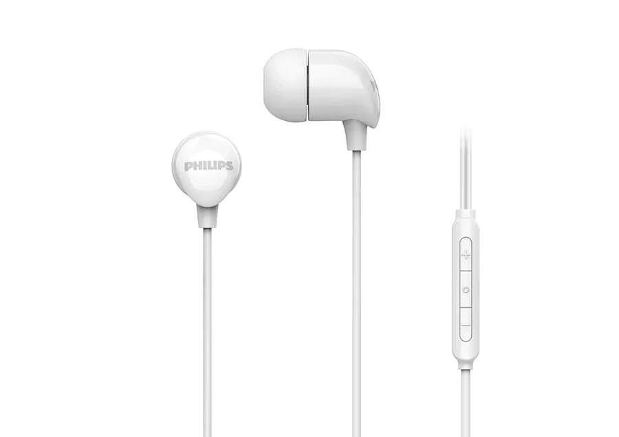 سماعات أذن سلكية USB-C بيضاء مع ميكروفون مدمج PHILIPS TAE2146WT-97