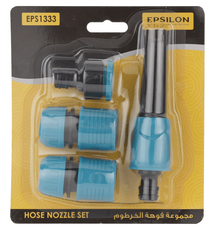 مجموعة فوهات مياه منزلية عالية الجودة مقاس 1/2 إنش، 4 قطع للاستخدام المتعدد من EPSILON EPS1333 — 2