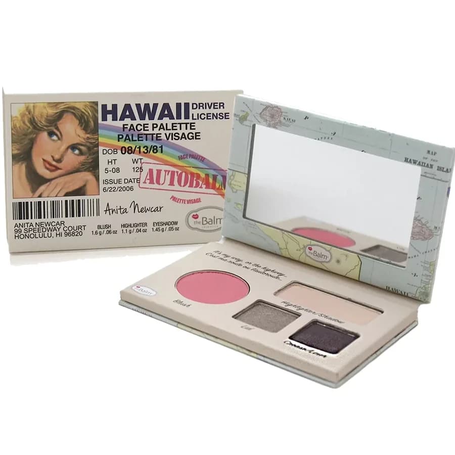 لوحة مكياج متعددة الاستخدامات AUTOBALM HAWAII من The Balm Cosmetics - 681619803918