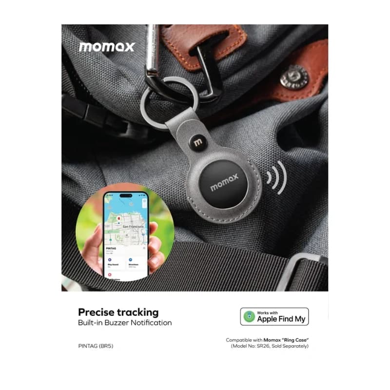 متتبع Momax PinTag Find My Tracker أسود 2681 — 2