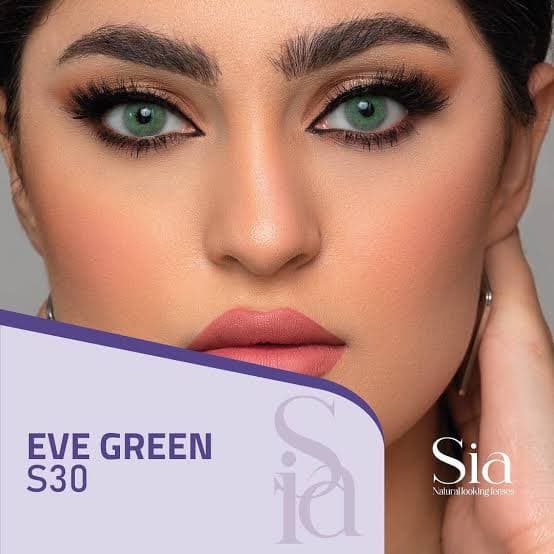 عدسات لاصقة ملونة سيّا لينس إيف جرين-S30 8801473212929