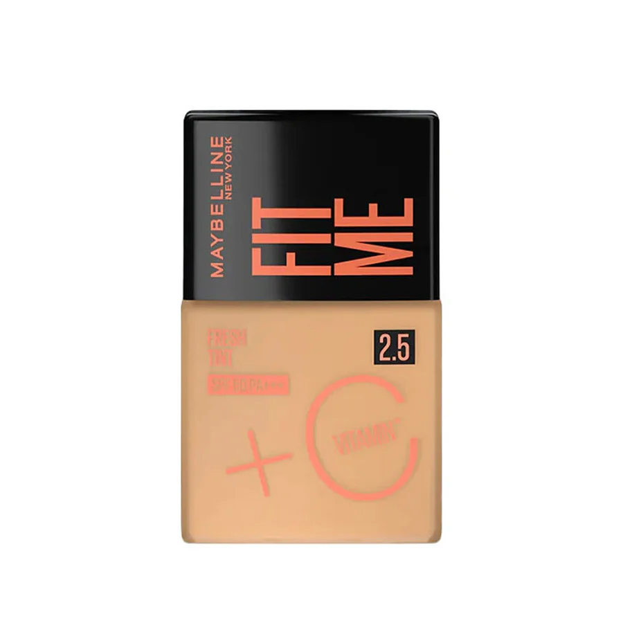 مايبيلين كريم أساس FIT ME FRESH TINT مع SPF50 لحماية البشرة - 6902395856610