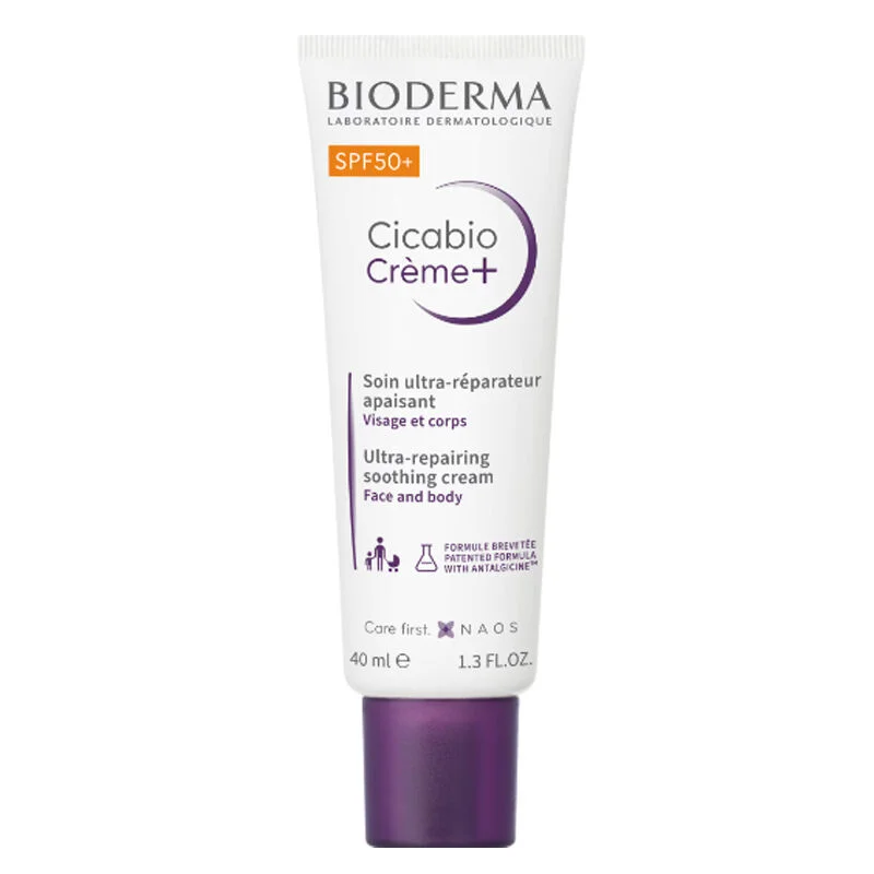 كريم Cicabio SPF 50+ للعناية بالبشرة الحساسة والمتهيجة - 3701129810088