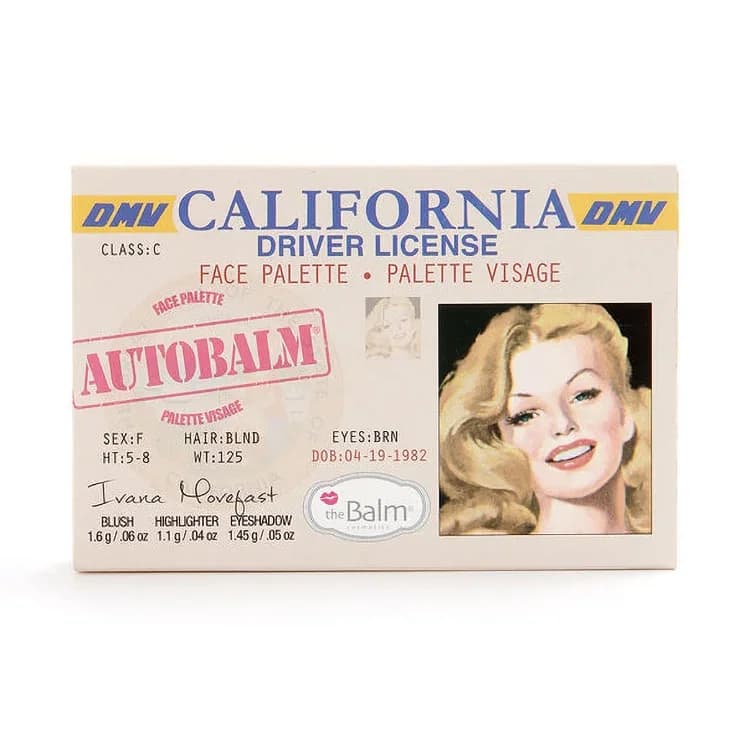 لوحة مكياج AUTOBALM CALIFORNIA - 681619803901 — 2