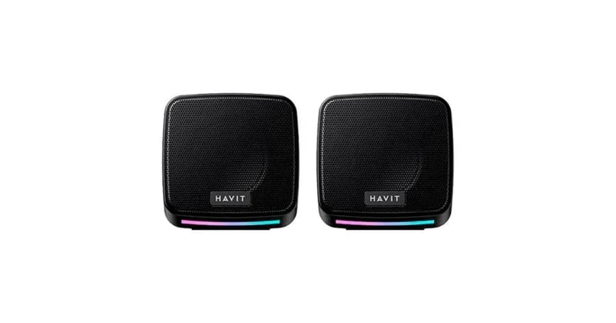 مكبر صوت ستيريو Havit SK764 أسود USB مع إضاءة LED - SK764-black — 2