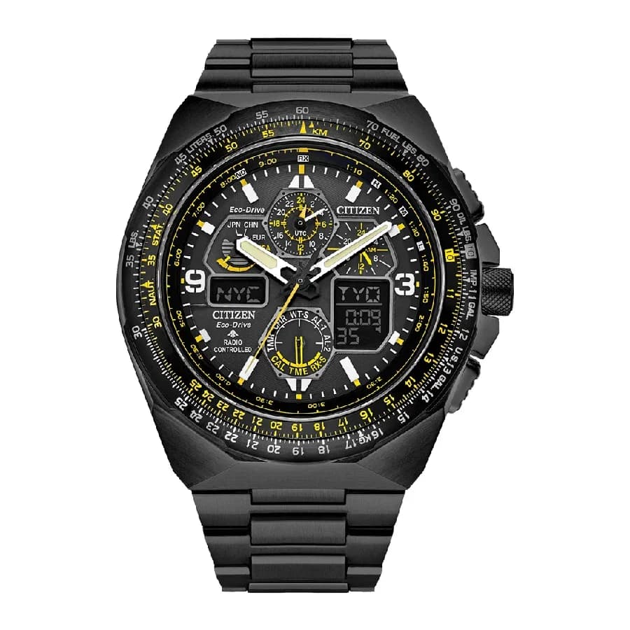 ساعة يد رجالية للطيران من سلسلة Citizen Promaster Skyhawk A-T - JY8127-59E