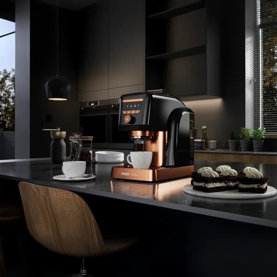 صانعة قهوة تركية 700 واط بشاشة ديجيتال - موديل CM140 — 3