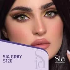 عدسات تجميلية رمادية شهرية من SIA Lenses - 8801473212110