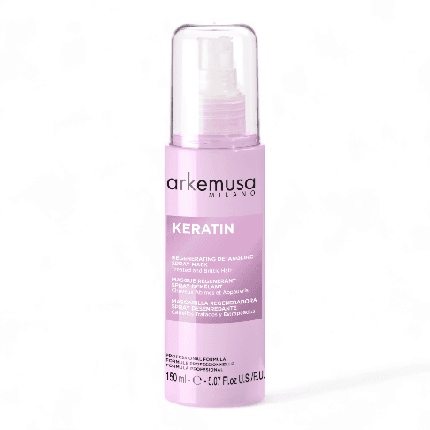 ARKEMUSA Keratin Regenerating Hair Care Set مجموعة العناية بالشعر اركيموزا بالكيراتين مصممة للشعر التالف أو الجاف أو الهش. — 2