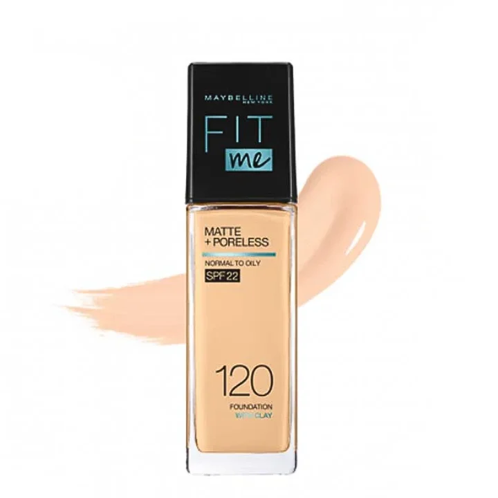 مايبيلين فيت مي كريم أساس مات + بورليس مع SPF 120 - 6902395774259