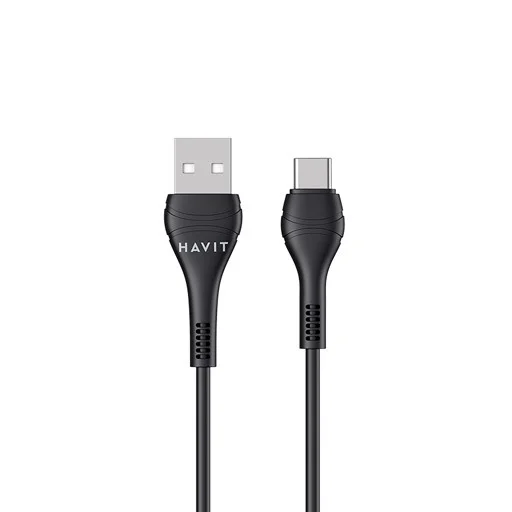 كيبل شحن USB إلى TYPE-C من Havit بتصميم مخطط عالي الجودة 8470