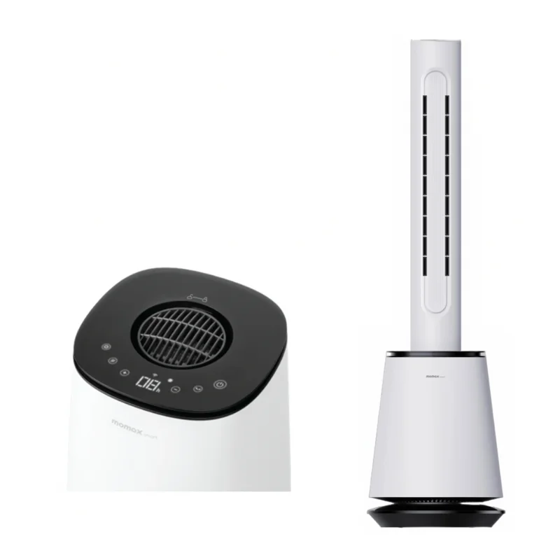 مروحة Momax Air Pure DuoIoT UV لتنقية الهواء الساخن والبارد - 3493