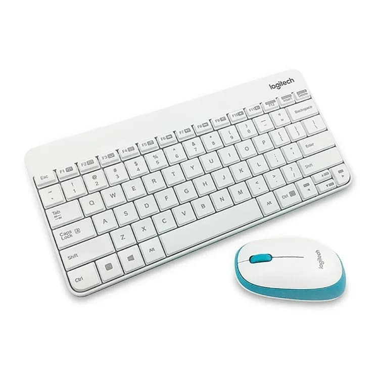 كومبو لاسلكي من كيبورد وماوس Havit KB271WB أبيض/أزرق KB271WB-White+Blue