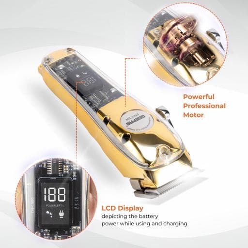 ماكينة حلاقة شعر رقمية احترافية للرجال GEEPAS GTR57504 — 5