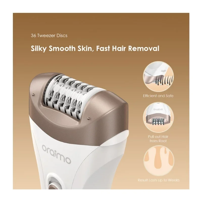 آلة إزالة الشعر النسائية Oraimo SilkSmooth OBE-210N(WHITE) — 2