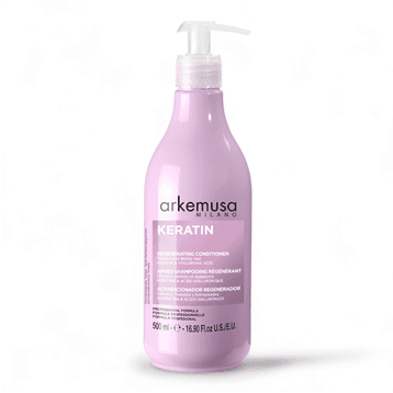 ARKEMUSA Keratin Regenerating Hair Care Set مجموعة العناية بالشعر اركيموزا بالكيراتين مصممة للشعر التالف أو الجاف أو الهش. — 4