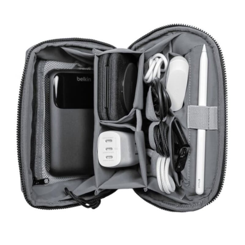 حقيبة منظم سفر إلكتروني من Belkin مع حزام AirTag - MMA013hqBK — 4
