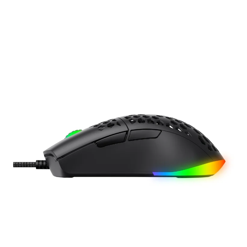 ماوس ألعاب Havit MS1036 أسود مع DPI حتى 7200 وإضاءة RGB MS1036-black — 2