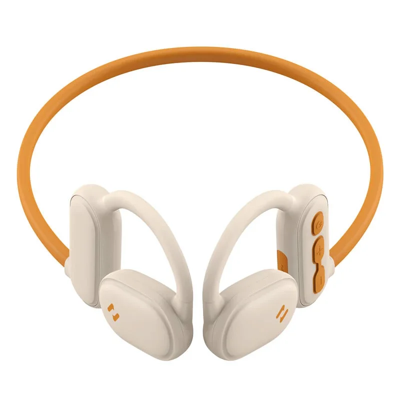 سماعة لاسلكية Havit E553BT بيج بتقنية بلوتوث 5.3 وتشغيل طويل E553BT-beige — 4