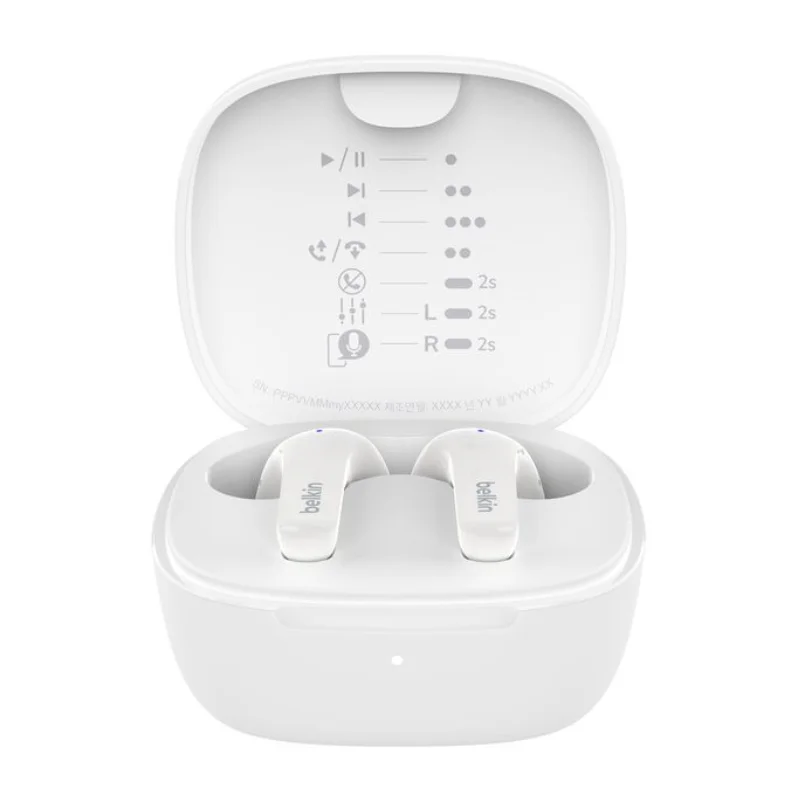 سماعات Belkin SoundForm Motion اللاسلكية الحقيقية البيضاء AUC010btWH — 2