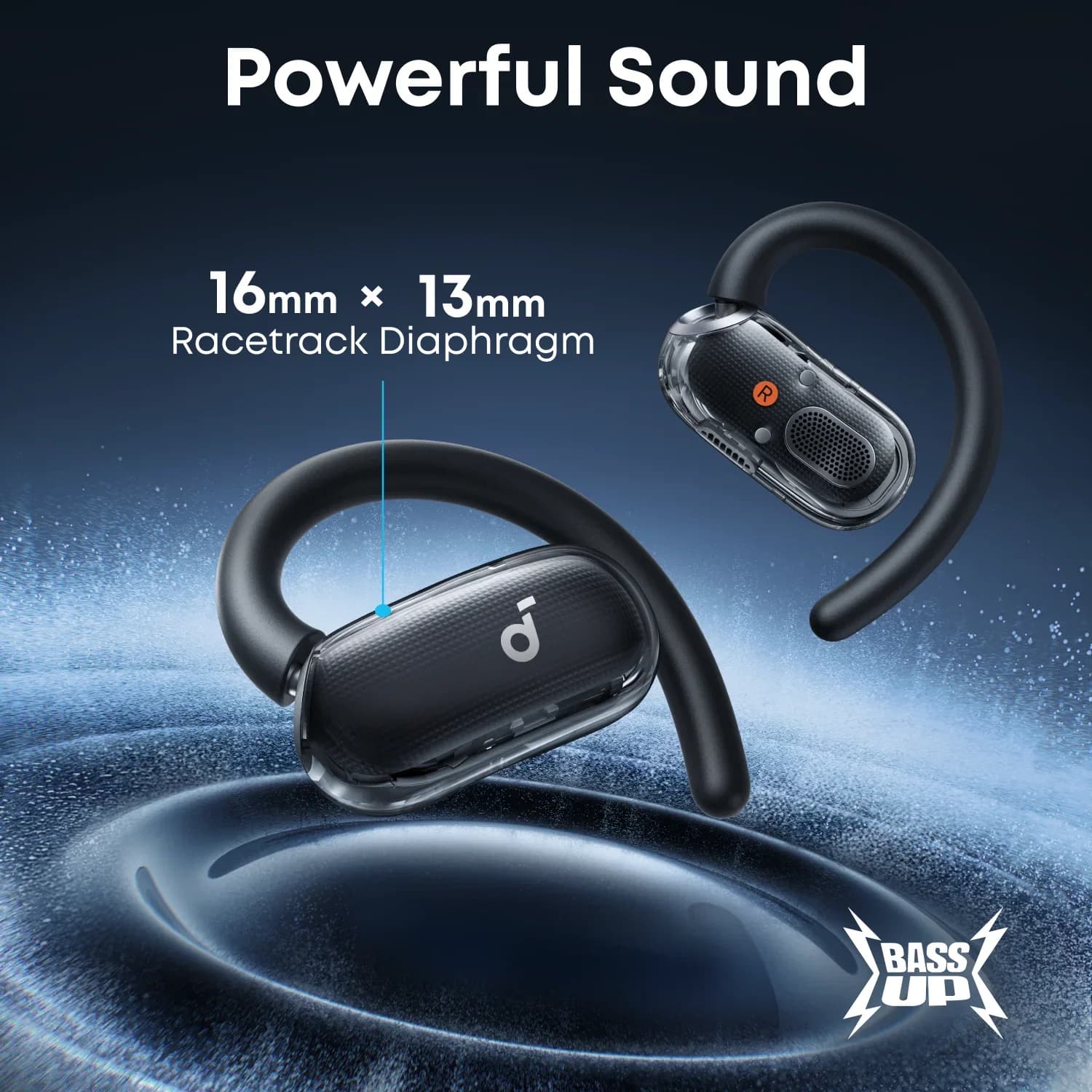 سماعات Soundcore V40i حول الأذن من انكر - اسود A3878H11