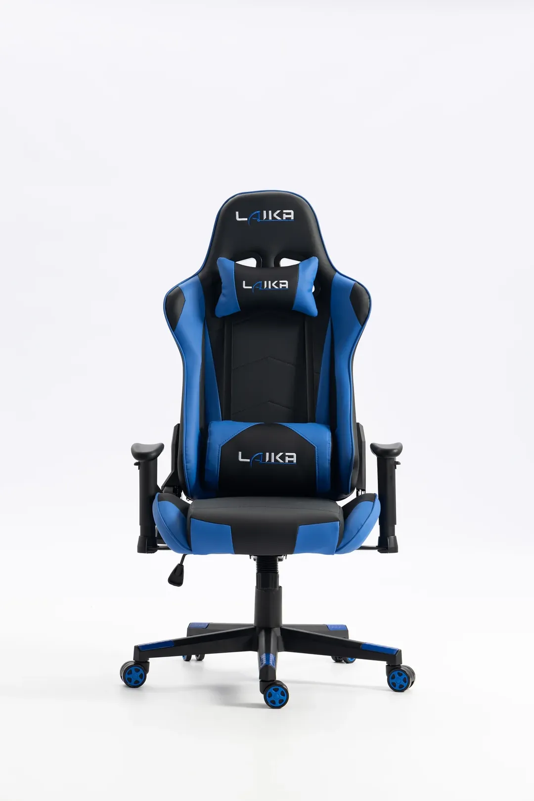 كرسي Gaming chair LK-2171 BLACK- BLUE with Headrest