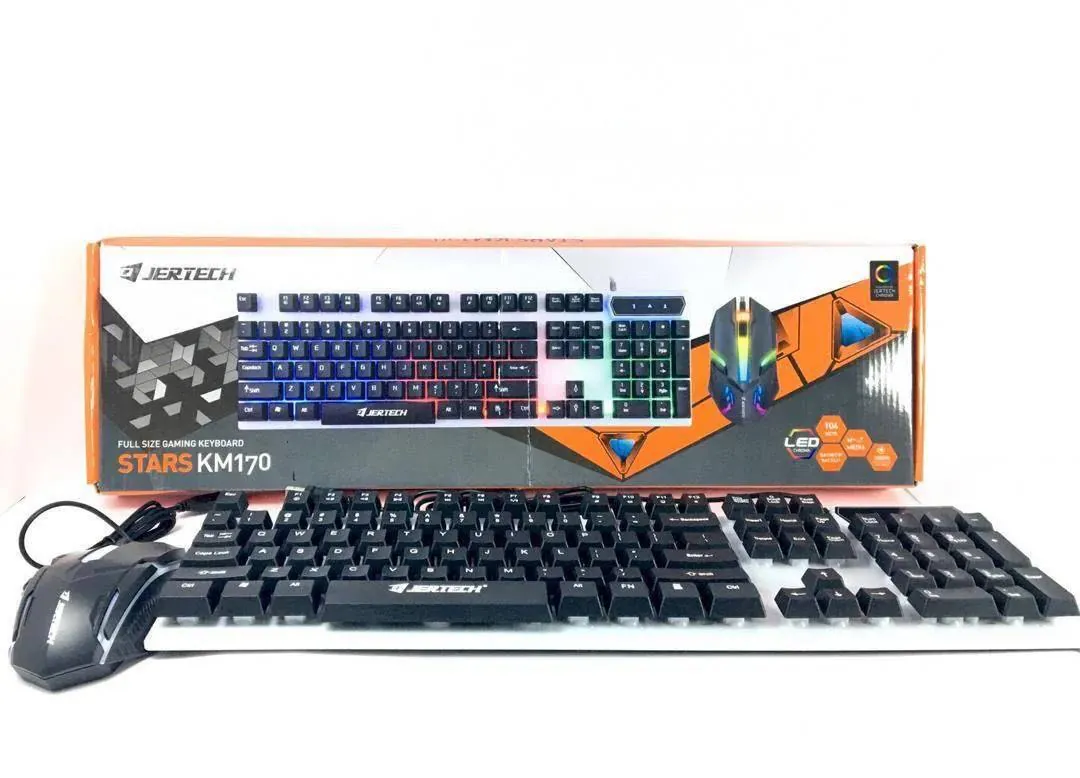 كيبورد JERETECH FULL SIZE GAMING KEYBOARD STARS KM170 — 2