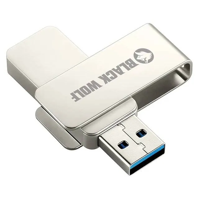 Black Wolf : USB Flash Drive (3.2 Gen 2) - 32GB
