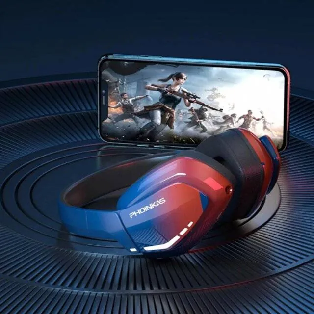 سماعة رأس لا سلكية - Phoinikas Q8S Wireless [2.4G] Headset (Brilliant Blue) — 2
