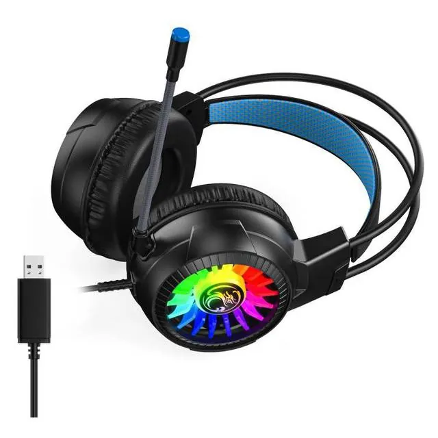 سماعة العاب - iMice HD-490 USB Gaming Headphone — 3