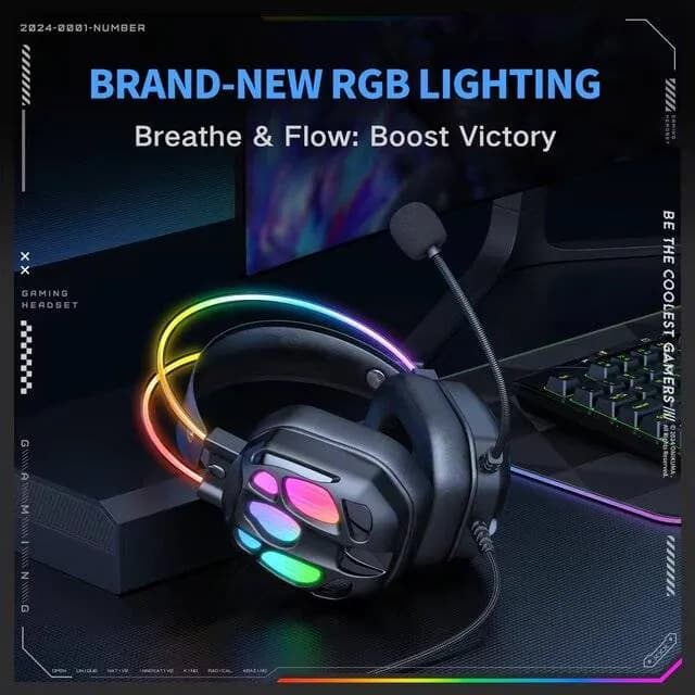 سماعة رأس سلكية - Onikuma X89 Headphone (3.5mm Wired) — 2