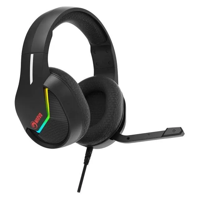 سماعات العاب سلكية - Marvo H8618 RGB Headset (Black) — 2