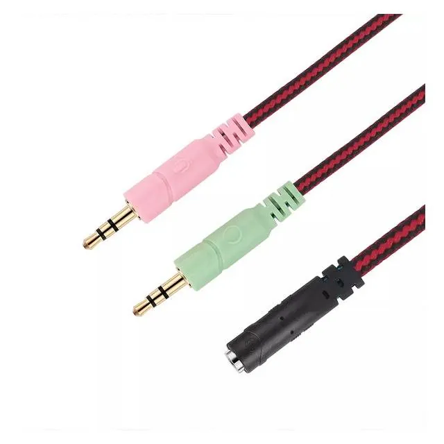 محول صوت الى منفذين Kotion Each 3.5mm 1 to 2 Splitter Adapter — 3