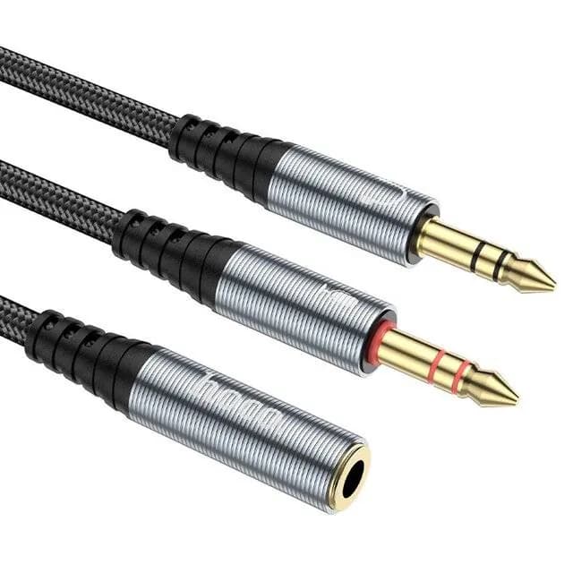 كابل هوكو محول الصوت 2 في 1 مقاس 3.5 ملم Hoco UPA21 2-in-1 3.5mm Audio Adapter Cable — 2